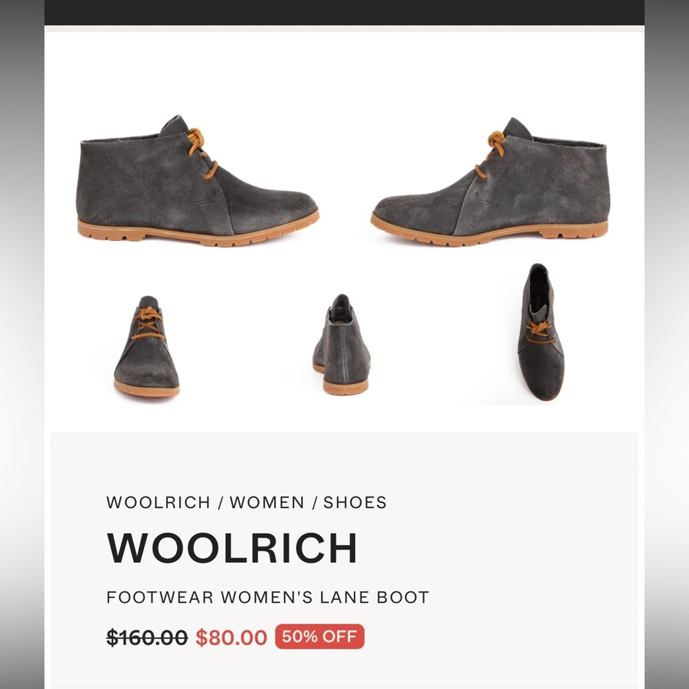 NWT woolrich shoes